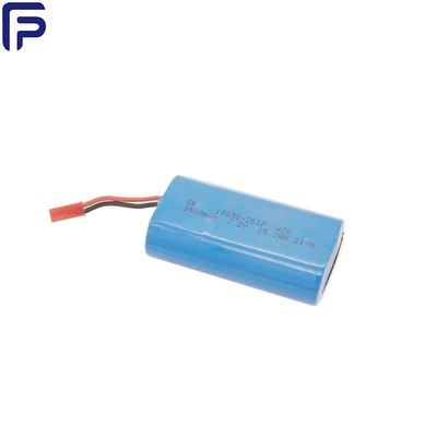 2S1P Lithium 18650 Battery Pack 7.2V 3500mAh Blue Power Battery