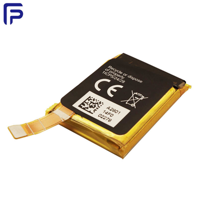 3.85V Wearable Device Battery 400mAh 1.54Wh Rechargeable Polymerthe Material