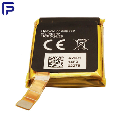 3.85V Wearable Device Battery 400mAh 1.54Wh Rechargeable Polymerthe Material