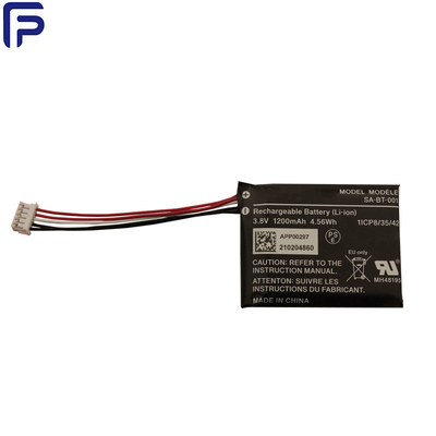 3.8V 1250mAh Ultrathin Rechargeable Lithium Polymer Batteries 7.67mm Thickness