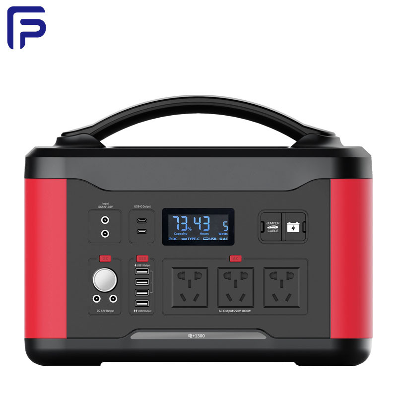 1280Wh Portable Battery Station , Portable 12v Power Supply For Camping Dia 36×27×28cm