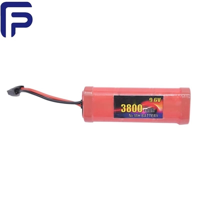 3800mAh রিচার্জেবল Ni Mh ব্যাটারি 9.6 ভোল্ট 680mA PCB 500 সাইকেল লাইফ সহ